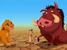 Timon and Pumbaa are an animated meerkat and warthog duo introduced in Disney's 1994 animated film The Lion King. Timon was portrayed through his many appearances by Nathan Lane (in all three films and early episodes of the show), Max Casella (the original actor in The Lion King Broadway musical), Kevin Schon (in certain episodes of the show), Quinton Flynn (in certain episodes of the show), Bruce Lanoil in the Wild About Safety shorts and Kingdom Hearts II, and while Pumbaa is voiced by Ernie Sabella (in all of his animated speaking appearances), and was portrayed by Tom Alan Robbins in the original cast of the Broadway musical.